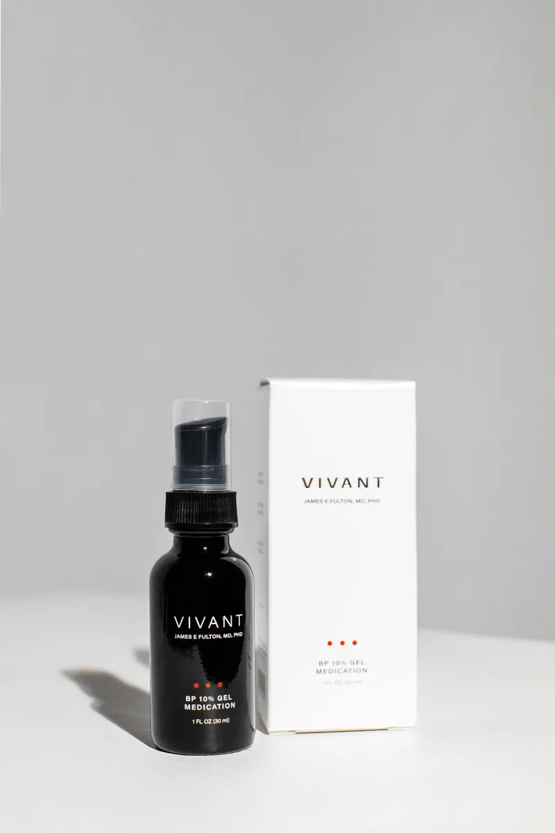 Гель для лікування акне з бензоїл пероксидом 10% Vivant