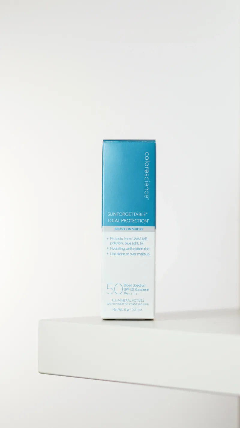 Сонцезахисна пудра з пензлем SPF 50 Colorescience