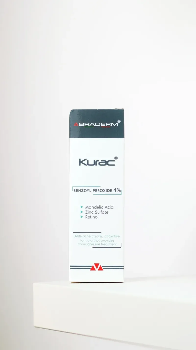 Активний протизапальний крем з бензоїл пероксидом 4% Braderm
