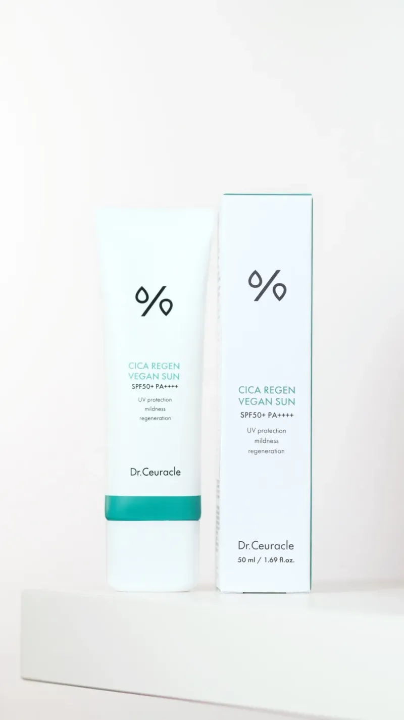 Сонцезахисний веганський крем з центелою азіатською Dr.Ceuracle 