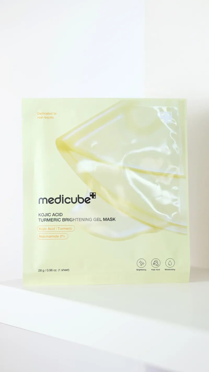 Освітлювальна гідрогелева маска з койєвою кислотою та куркумою Medicube