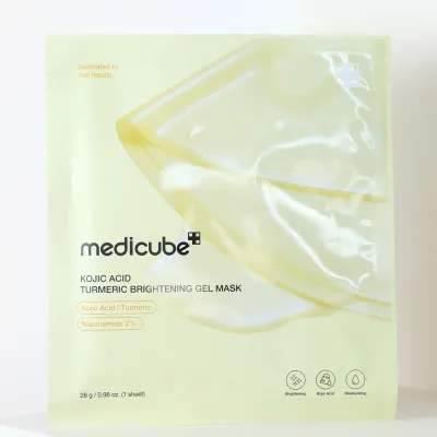 Освітлювальна гідрогелева маска з койєвою кислотою та куркумою Medicube
