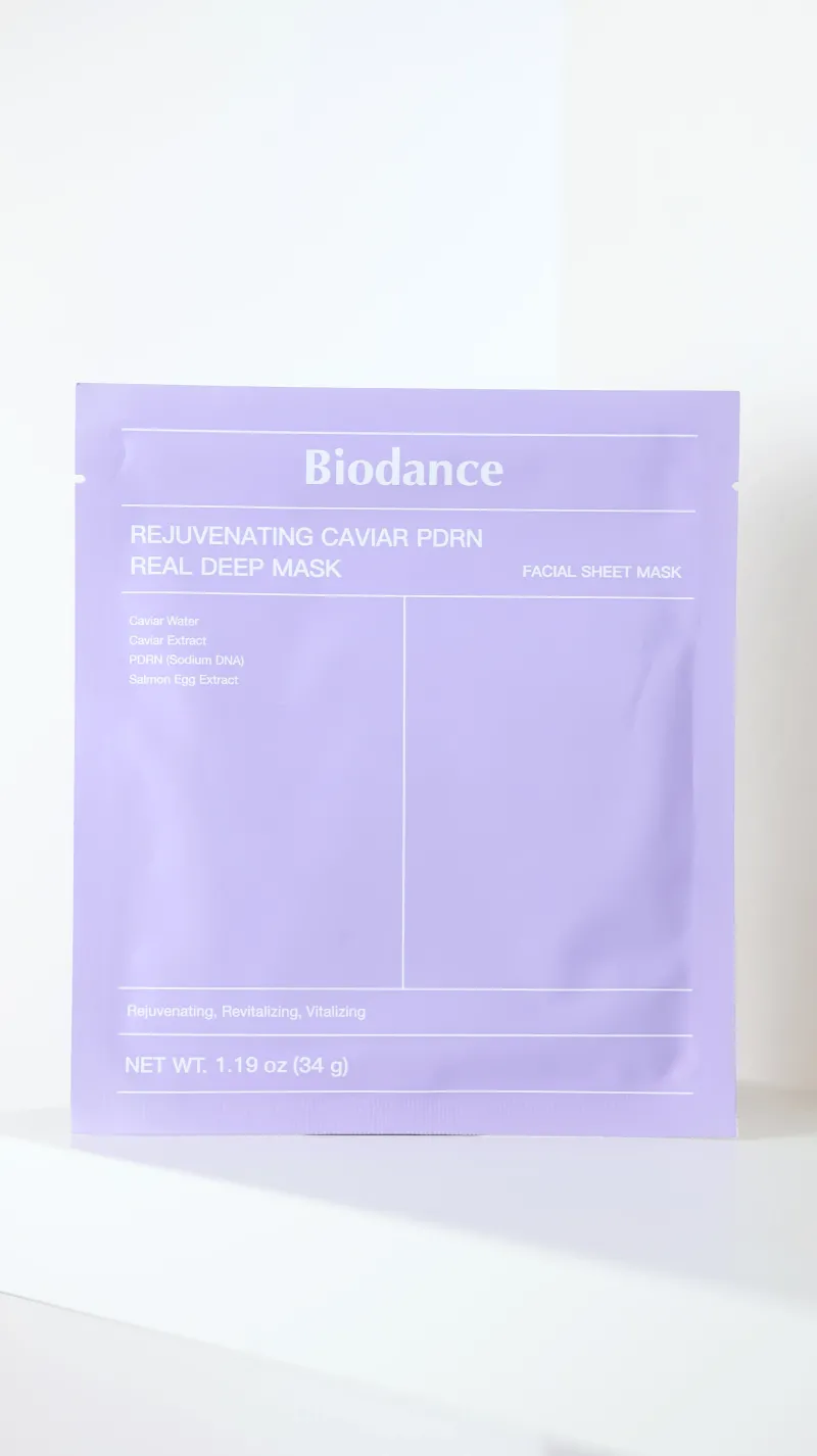 Омолоджуюча гідрогелева маска з ікрою і PDRN Biodance