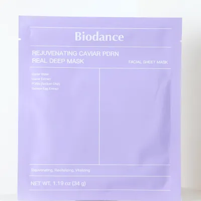 Омолоджуюча гідрогелева маска з ікрою і PDRN Biodance
