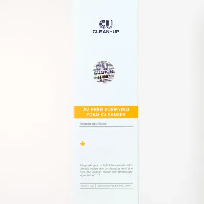Очищуючий мус для чутливої проблемної шкіри CU SKIN