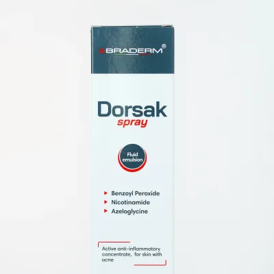 Активний протизапальний спрей з Бензоїл пероксидом 6% Braderm
