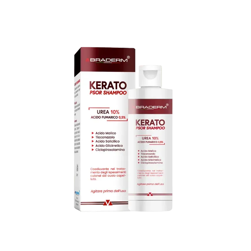 Лікувальний шампунь для шкіри голови Braderm 