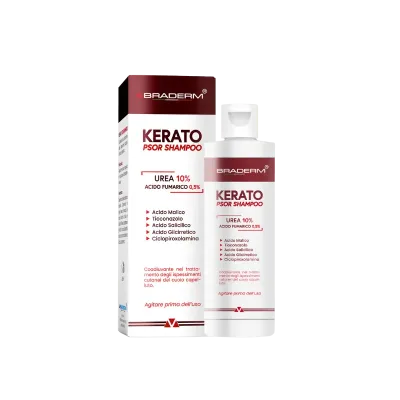 Лікувальний шампунь для шкіри голови Braderm 